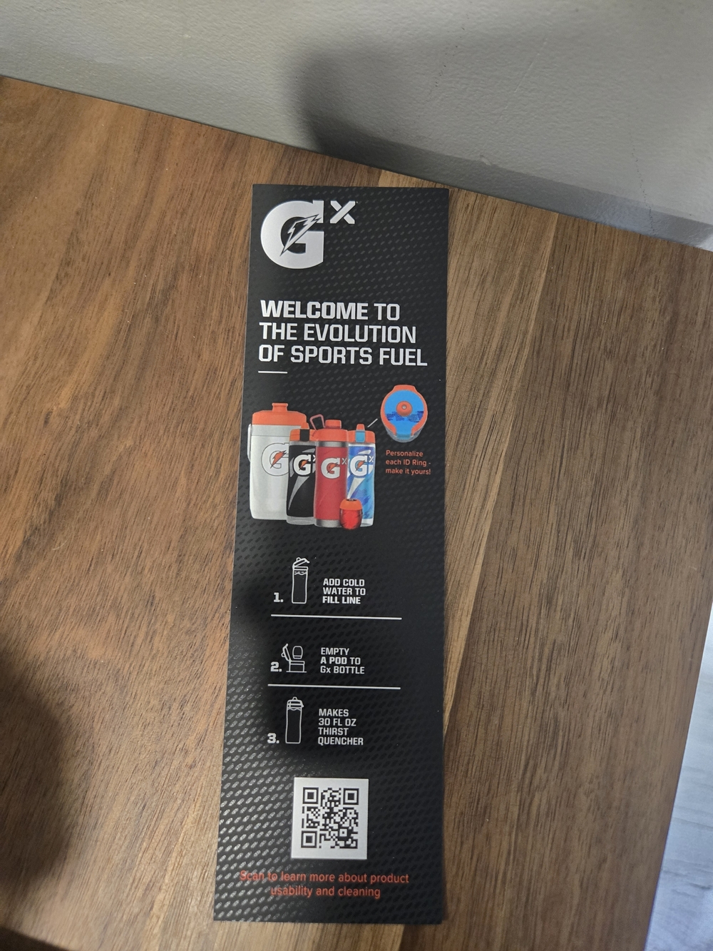 Gatorade GX Reusable Water Bottle - 2 Colors Available - Picture 5 of 6